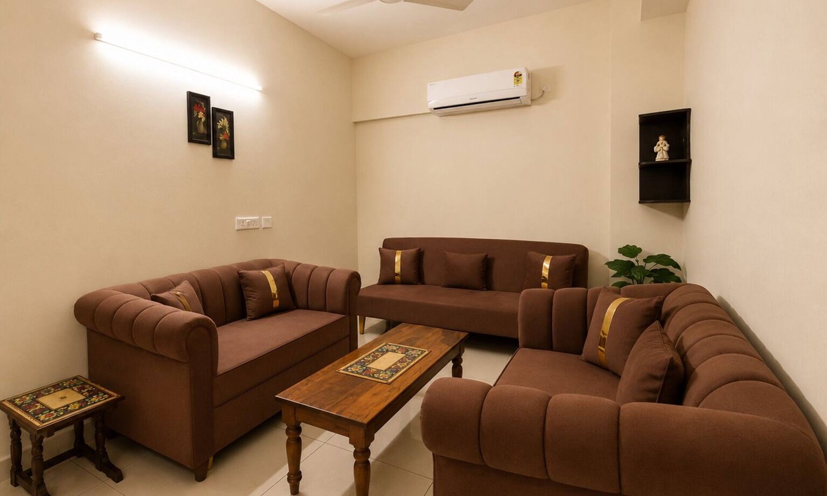 Zirakpur Apartment | Aerohub Suites: Himalayan Foothills Escape Cozy 1BHK in Zirakpur, NearChandigarh
