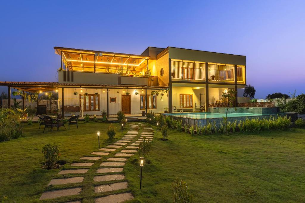 Doddaballapur Apartment | BlueMirage VillaPoolGardenJacuzzi30min Airport