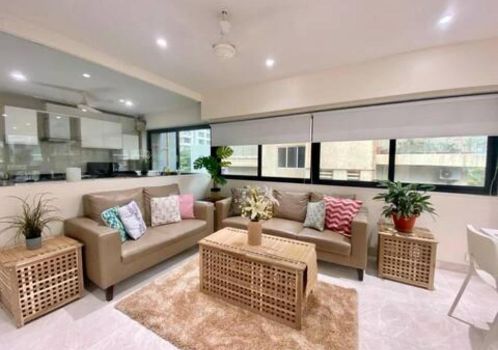 Bandra West Apartment | ConnektHomes -Modern 3Bed3Bath in Prime Bandra Neighborhood
