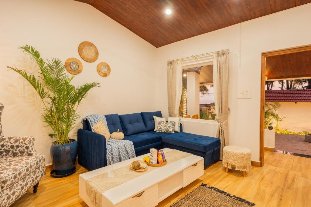 Morjim Villa | ELIVAAS Signature House of Neptune 1 bhk Boutique Hut on the Beach