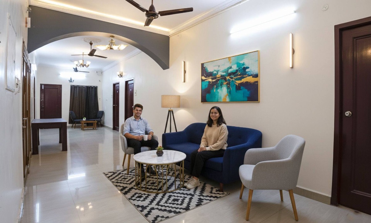 Parthasarathy Puram Hotel | Fabhotel Home Tree Service Apartment T Nagar