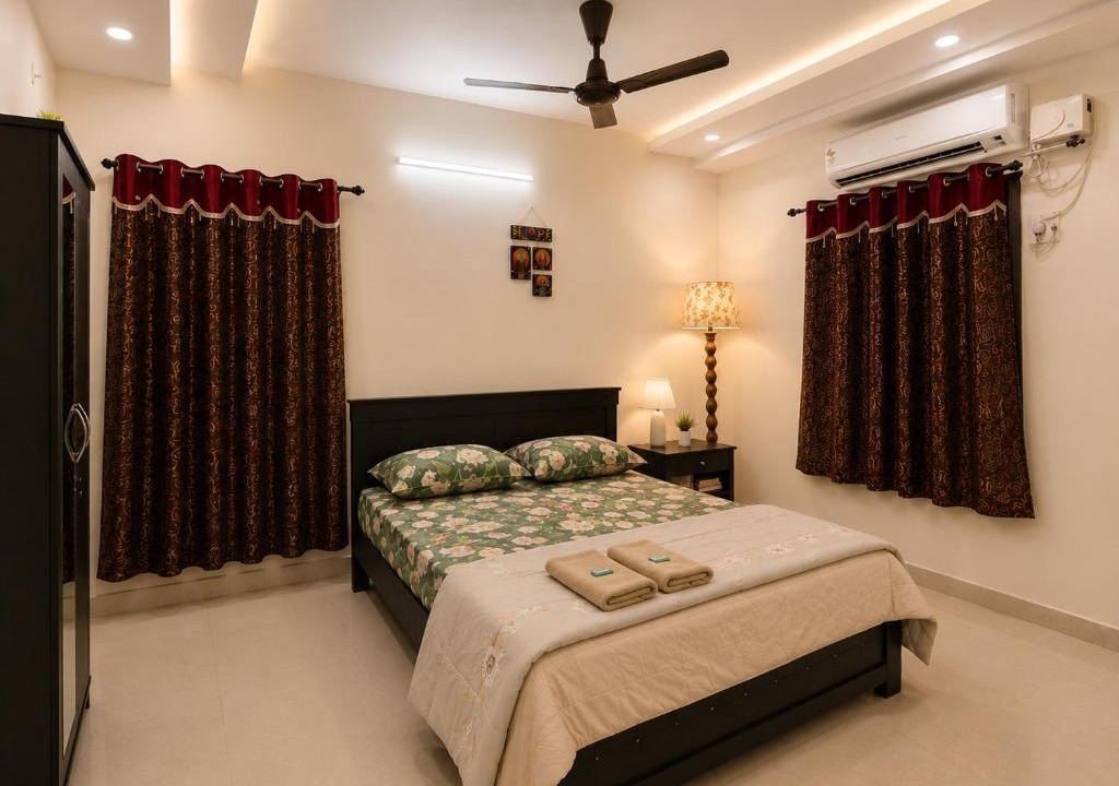 Visakhapatnam Apartment | KB's Stay - The Rosewood 3BHK
