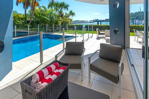 Hamilton Island Apartment | Pavillions 17 Waterfront with Private Pool and Buggy