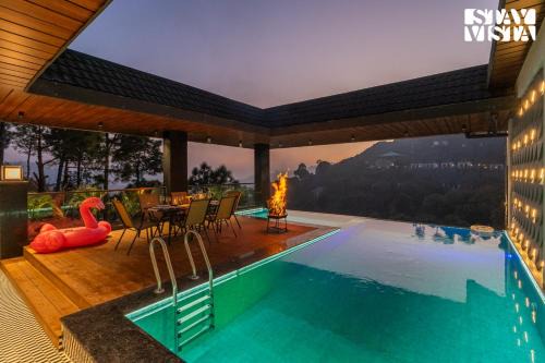 Kumarhatti Villa | StayVista at The Kasa with Heated Infinity Pool and Home Theatre