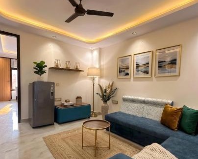 Chhatarpur Apartment | 1bhk couple friendly near Airport And Metro