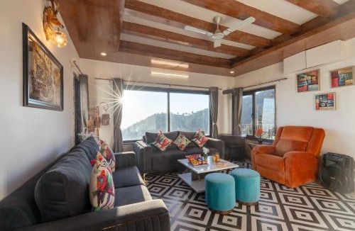 Mussoorie Villa | Alaya Stays Evara Serene Pet-friendly 4-BHK Hill Retreat With Balcony, Fireplace & Scenic Views