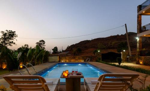 Gogunda Villa | Alaya Stays The monolith 4 BHK Villa with Private Pool & Garden Lounge in Udaipur