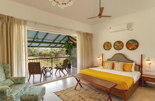 Parra Villa | Avalon by Hireavilla - 6BR Villa with Pool & Field View in Parra, North Goa