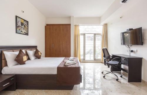 Koramangala 3 Block Apartment | BluO Studio Koramangala - Terrace Garden, Parking