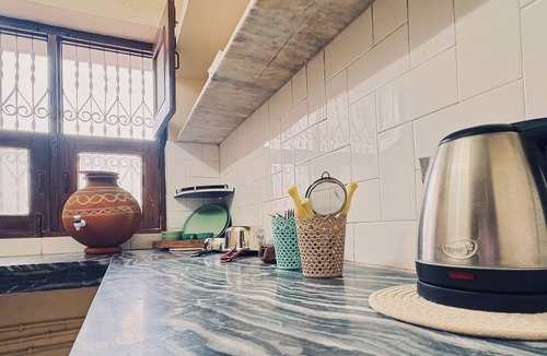 Vrindavan Apartment | Cozy 1-bedroom apartment in pleasant Vrindavan with AC