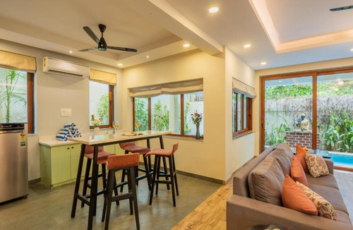 Siolim Villa | ELIVAAS Signature 3 BHK Pool & Bar - Villa Judiline