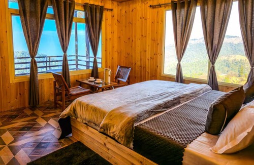 Tehri Range Cabin | Four Wooden Rooms ROUTE707 Resorts Orchard Kanatal