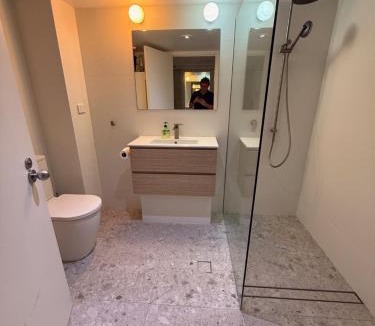Manly Apartment | Grande Esplanade Studio - New bathroom and air con