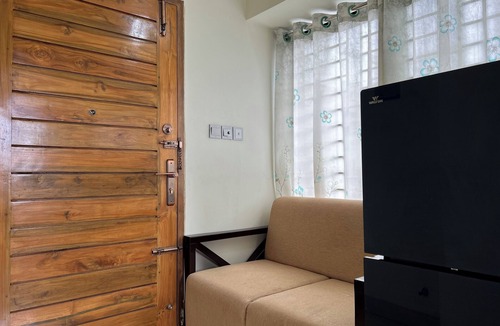 Basundhara Residential Area Apartment | Roof top One Bed Fully Furnished Apartment with Kitchen, small Living & Bathroom