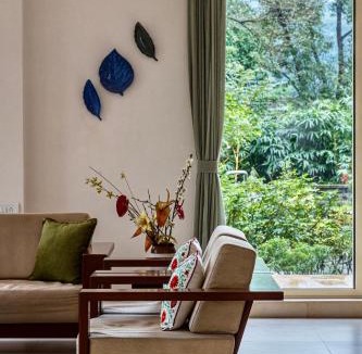 Karjat Villa | SaffronStays Ananya - 4BR villa with pool, minibar & game room near river Ullas in Karjat