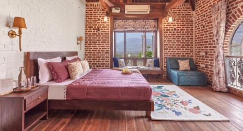 Karjat Villa | SaffronStays Brick Bastion