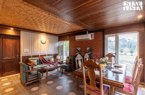 Brein Villa | StayVista at The Grand Sindh with Lawn, BBQ