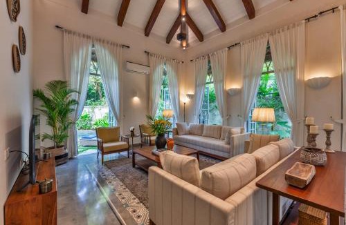 Siolim Villa | Villa Lluvia - 5BHK Luxury Villa with Huge Private Pool, Bathtub, Garden, Caretaker & Premium Amenities in a Peaceful Location