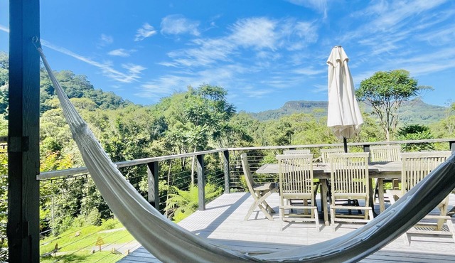 Absolute tranquility amongst the rainforest at PencilWood farm in Brogers Creek