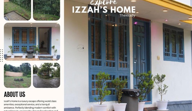 Izzah's Private Home with Garden Thekkady