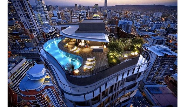 Lux 33th floor 2br 2bath, Infinity pool, Gym, Wifi in Brisbane