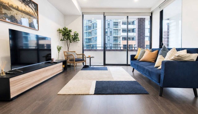 Modern 2BDR Near Airport and Train Station in Mascot