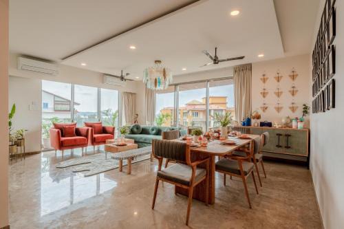 Staymaster Flabris - Luxury 4BR Sea View Residence Miramar Panaji