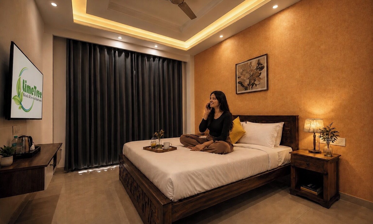 Sector 39 Hotel | Lime Tree 1BHK Service Apartment