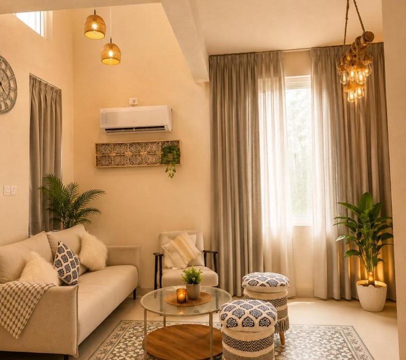 Nandi Hills House | Boho 3bhk - clay and stone nandi with pool