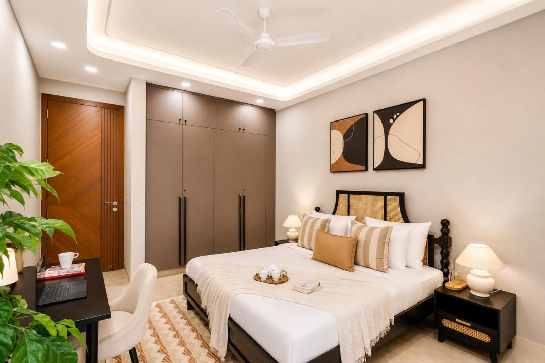 Greater Kailash Apartment | The GK Prime by The Blue Kite, Fully Serviced Luxury Apartments near GK M Block Market & Cafés