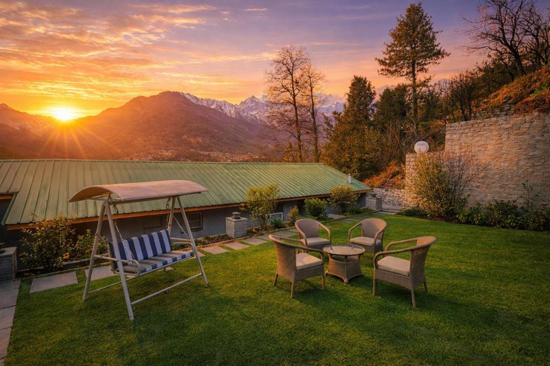 Vashist Hotel | Hotel Hollywood Vibes #riverview #premium rooms #prime location #most awarded #parking #top rated #open terrace #lawn #best selling hotel in manali