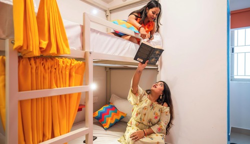 Bed in 4 Bed Mixed AC Dormitory Room with Ensuite Bathroom