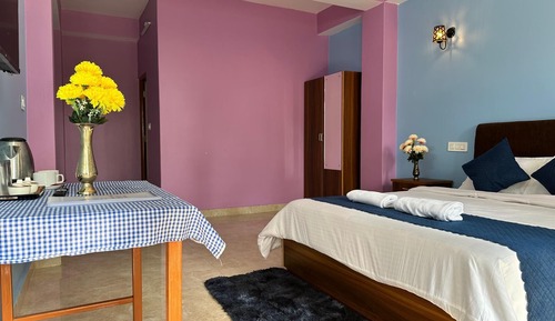 Deluxe Double or Twin Room, Balcony, Hill View