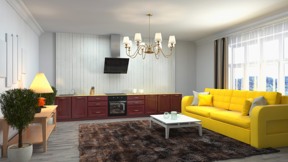 Family Room with Sauna