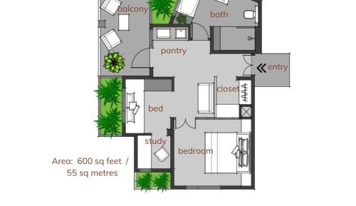 King Suite with Balcony