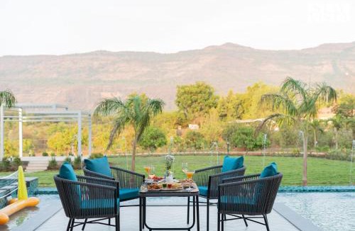Gaulwadi Villa | StayVista at Rooted By Frangipani - Pool & BBQ