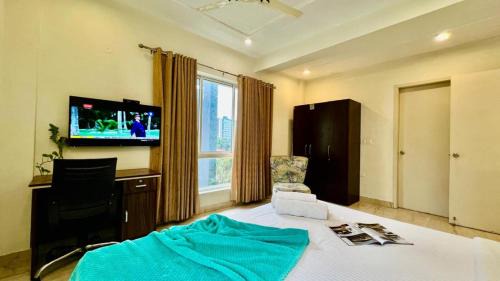 New Town Apartment | BluO Lake View 1BHK New Town - Terrace Garden