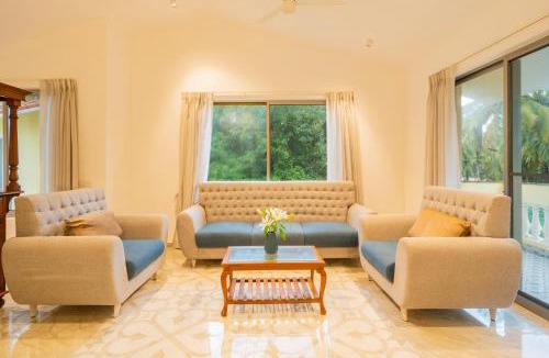 Uttorda Villa | Kensho Villas Daisy with Private Pool Serene 5-BHK With Shared Pool & Lift, Near Popular Beaches by ELIVAAS