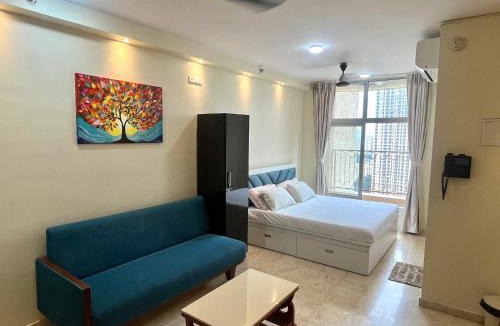 Thane West Apartment | Lakefront AC Balcony LakeView Studio Apartment at Hiranandani Estate, Thane