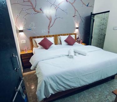 Basai House | Hotel Q victoria palace #tajmahal corridor & hotel lane