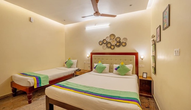 Treebo Grace Inn, 3 Min Walk From Promenade Beach