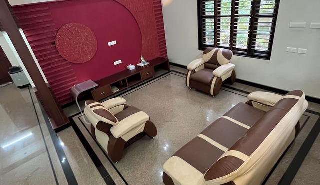 Serene 3-bedroom apartment with AC in charming Udupi