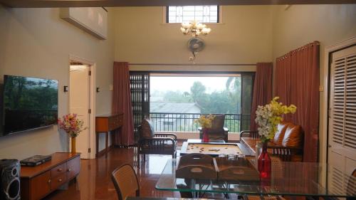 Gen-Z Villa with Hill View from Balcony & Spacious Pool Area & AC